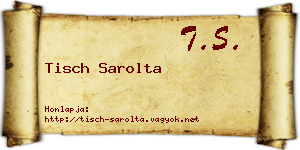 Tisch Sarolta névjegykártya
